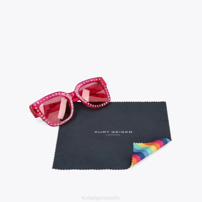 Kurt Geiger mujer gafas de sol joya de londres 2LPR459 | accesorios fucsia